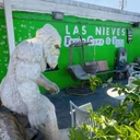 The Las Nieves Bigfoot/Yeti patio mascot